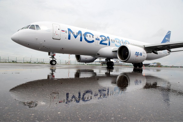 запуск самолета МС-21 ПАО Яковлев ИСУП ADVANTA